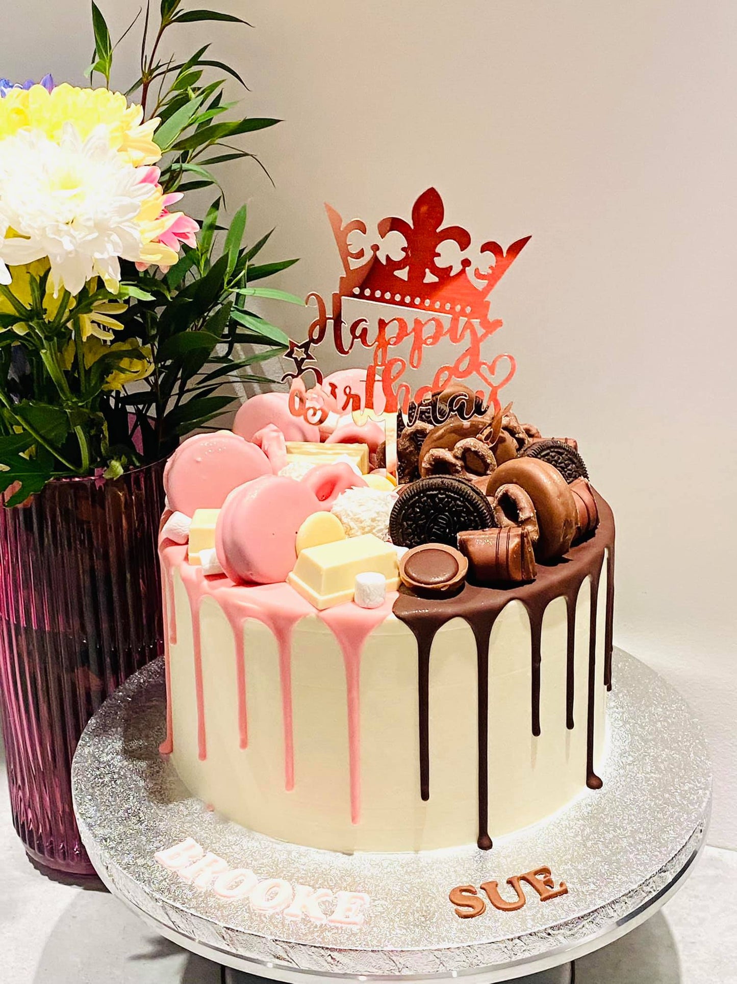 Half & Half Cake