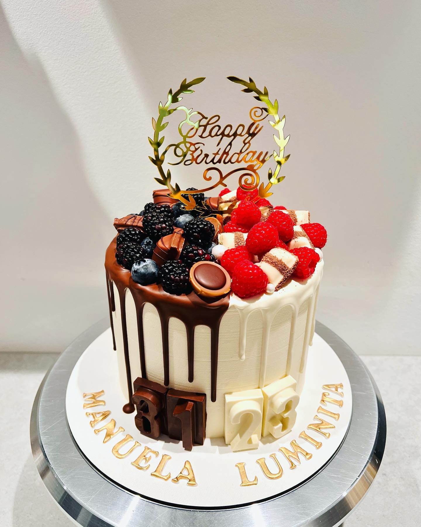Half & Half Cake