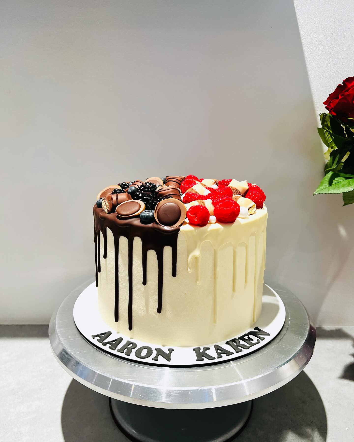 Half & Half Cake